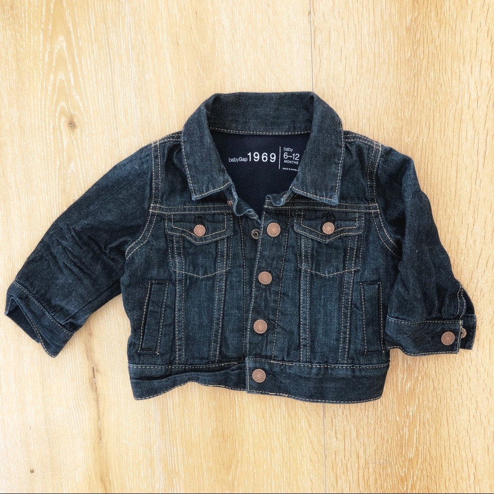 Baby Gap dark denim jacket 6-12 months